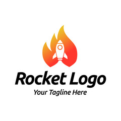 Rocket logo design icon template. Rocket Logo Designs Vector Template, Rocket Logo Symbol Icon