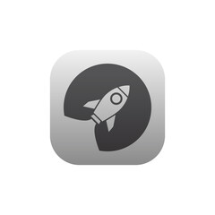 Rocket logo design icon template. Rocket Logo Designs Vector Template, Rocket Logo Symbol Icon