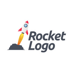 Rocket logo design icon template. Rocket Logo Designs Vector Template, Rocket Logo Symbol Icon