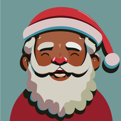 Christmas Santa Claus secret happy holidays merry Christmas reindeer vector