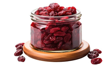 Cranberries in a Jar On Transparent PNG