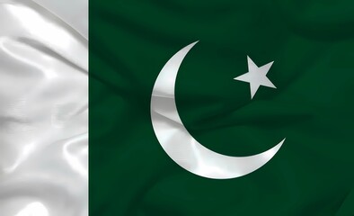 Pakistan 3d background flag