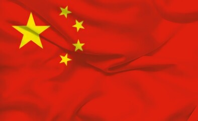 China 3d background flag