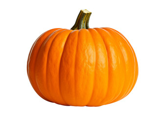 Sharp pumpkin image isolated on transparent background