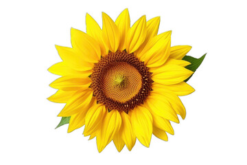 Obraz premium sunflower PNG isolated on white transparent background