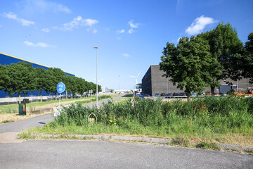 Warehouse and distribution center of Dachters on Doelwijk area in Waddinxveen