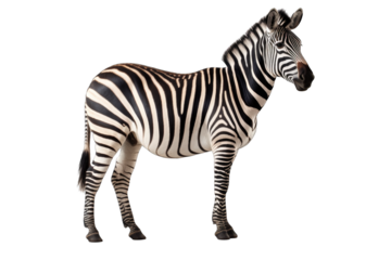 ZEBRA PNG isolated on white transparent background