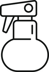 Hair salon care sprayer icon outline vector. Female beauty. Wash salon paint