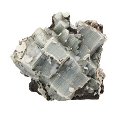 Novaculite rock with sharp edges and a fine-grained texture