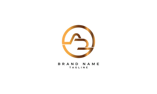 BOG, BGO, OBG, OGB, GOB, GBO, Abstract initial monogram letter alphabet logo design
