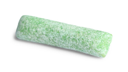 One tasty bubble gum isolated on white