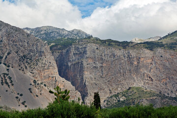 Entrance of Ha gorge, on the most scenic and hardest to cross gorges in Europe, located in the...