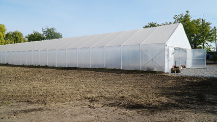 Greenhouse for growing plant seedlings.