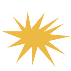 Comic Explosion Shape