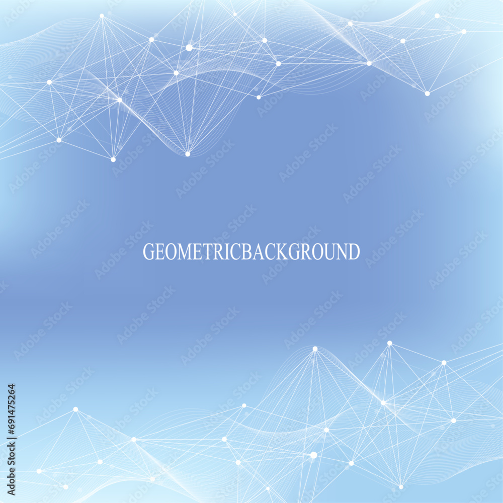 Aufkleber Global network connection banner design template. Header social network communication in the global business concept. Big data visualization. Internet technology