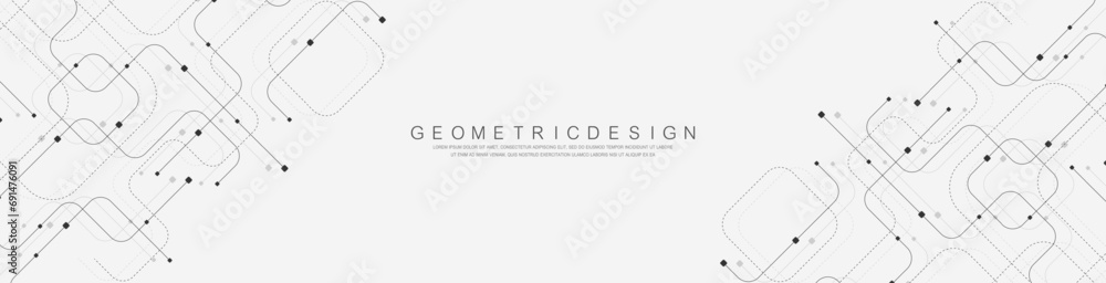 Poster Abstract background with technology circuit board texture. Modern electronic motherboard texture. Engineering and communication concept for header, web banner, website, presentation.