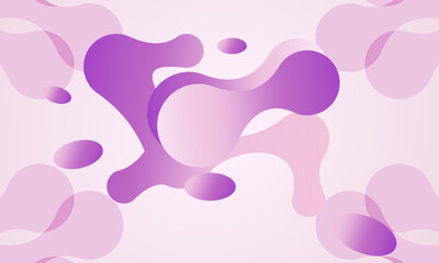 Abstract fluid shapes background
