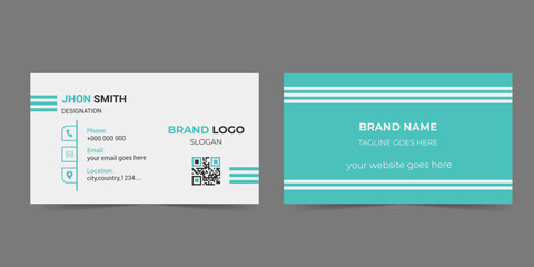 vector minimal business card design.