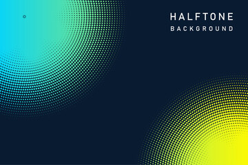 Halftone Dots Background