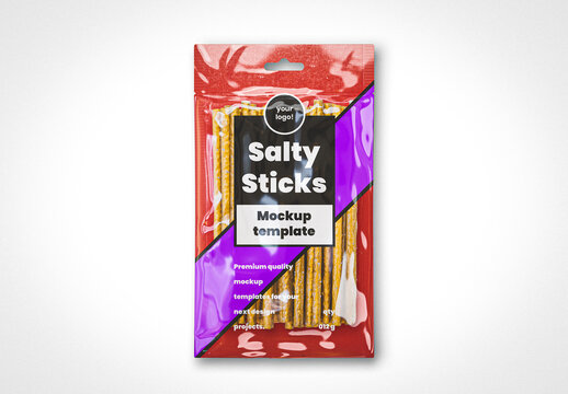Salty Sticks Packaging Mockup