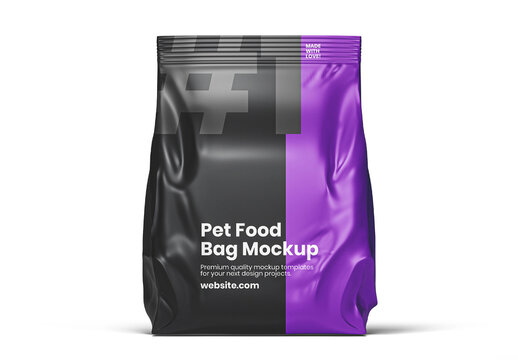 Pet Food Bag Mockup