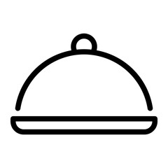 serve food line icon