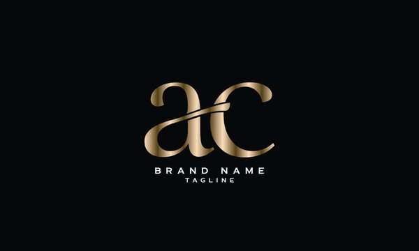 AHC, ACH, HAC, HCA, CHA, CAH, AC, CA, Abstract initial monogram letter alphabet logo design