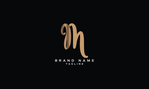 DMH, DHM, MDH, MHD, HMD, HDM, Abstract initial monogram letter alphabet logo design