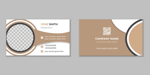 Business Card , Corporate Business card , Visiting Card ,Layout Of Business card ,Vector Colorful Business Card, Business card design.