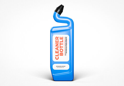 Toilet Cleaner Bottle Mockup