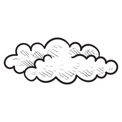 clouds handdrawn illustration