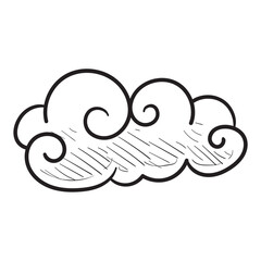 clouds handdrawn illustration