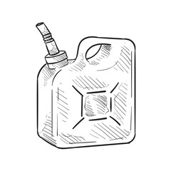 gasoline handdrawn illustration © nikagraphic