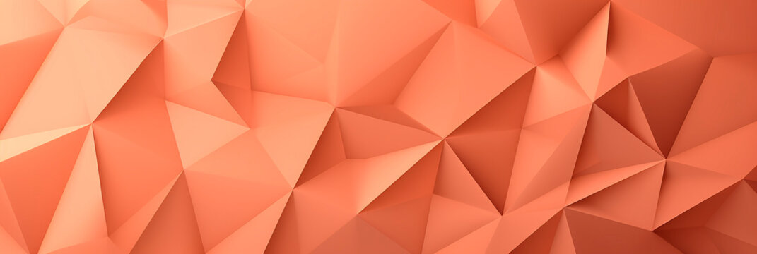 high quality background with geometrical figures and the color peach fuzz