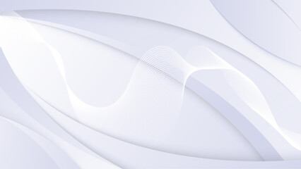 White vector abstract background with simple geometric shapes. Minimal geometric design for cover, poster, banner, brochure, header, presentation, web, flyer