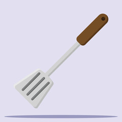 Spatula icon. Subtable to place on science, kitchen, kitchenware, etc.
