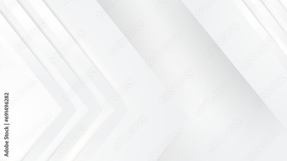 Poster white vector abstract background with simple geometric shapes. minimal geometric design for cover, p