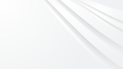 White vector abstract background with simple geometric shapes. Minimal geometric design for cover, poster, banner, brochure, header, presentation, web, flyer