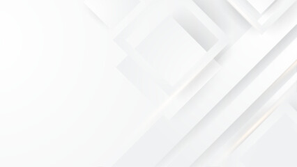 White abstract background with shapes. Minimal geometric design for cover, poster, banner, brochure, header, presentation, web, flyer