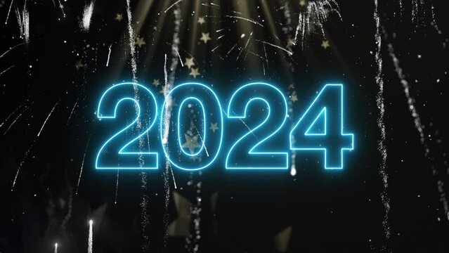 NEW YEAR ANIMATON NEON 