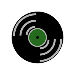 Vinyl record ilustration