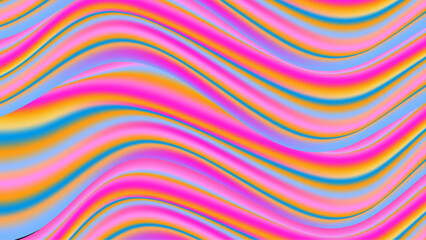 Colorful colourful vector abstract background with different waves. Dynamic colour gradation design for poster, banner, flyer, magazine, cover, brochure, festival
