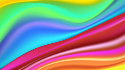 Colorful colourful vector wave shaped background. Dynamic colour gradation design for poster, banner, flyer, magazine, cover, brochure, festival
