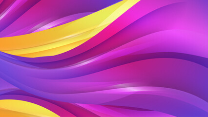 Colorful colourful vector wave wavy abstract background. Dynamic colour gradation design for poster, banner, flyer, magazine, cover, brochure, festival