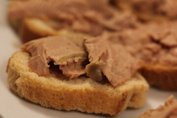 Toasts de foie gras	

