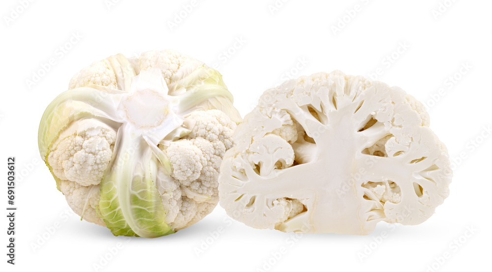 Wall mural cauliflower isolated on transparent png