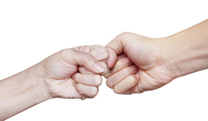 fist bump and knuckle hand