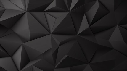Monochromatic, shadowy, and textured abstract background featuring geometric shapes and a gradient effect for a 3D presentation. - obrazy, fototapety, plakaty