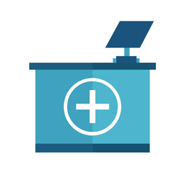 Fototapeta premium reception desk