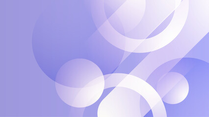 Purple violet and white abstract minimalist gradient background with geometric shapes. Trendy geometric abstract design with futuristic concept background for flyer, banner, cover, poster